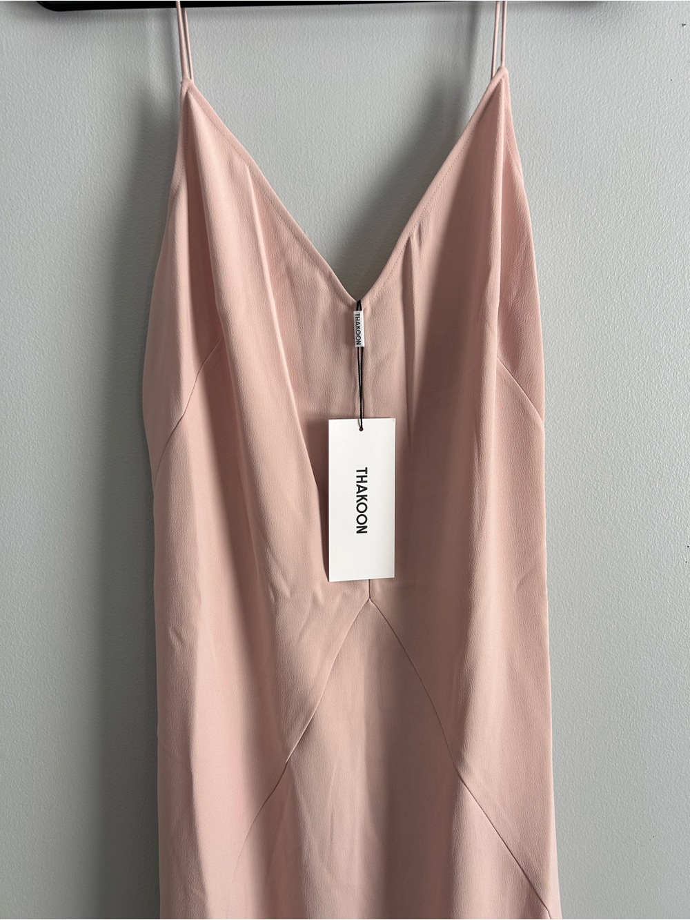 Thakoon Blush Pink Slip Dress | Size 6 | Minimalist Midi - Picture 2 of 4